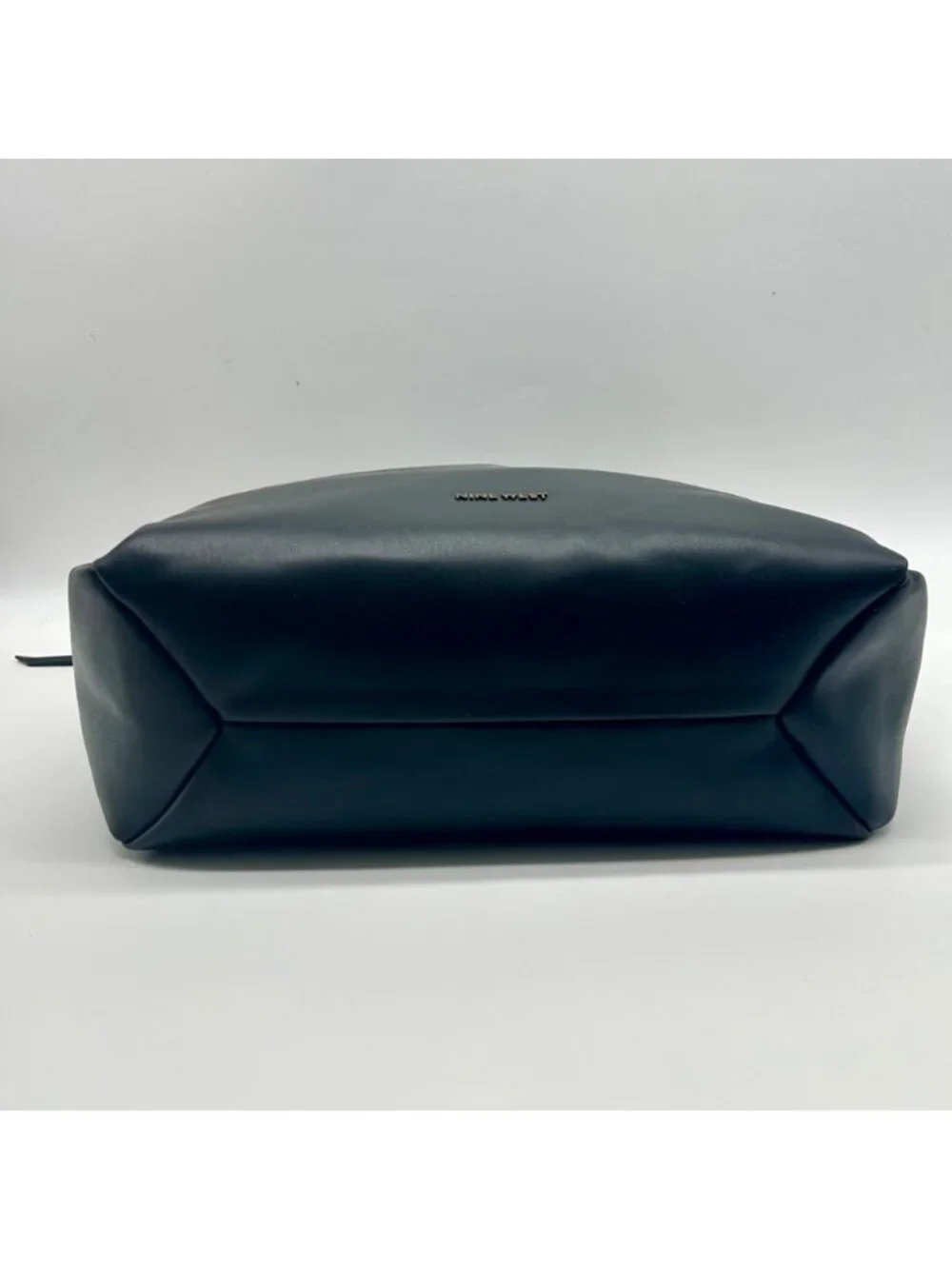 Nine West Gwynne Large Black Faux Leather Hobo